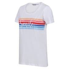 Image of Regatta Womens Filandra VII Summer Short Sleeve Cotton Print T Shirt RRP £25