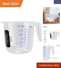 Image of Precision 1 Litre Measuring Jug with Easy-Read Markings for Every Kitchen