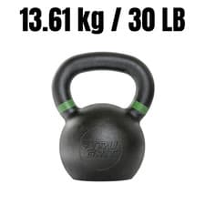 Image of Cast Iron Kettlebell 30lb Home Gym Weight for Strength Training Muscle Building