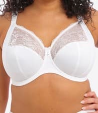 Image of Elomi Morgan Bra White Size 36K Underwired Full Cup Side Support Lace 4111 New