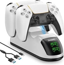 Image of PS5 Controller Charger for Playstation 5 Dualsense Dual Dock Station DOBE