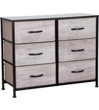 Image of Requena Grey Chest of Drawers High Quality Wood Top with Large Storage Bedroom