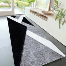Image of Shaggy Hall Runner Rug Kitchen Carpet Anti Slip Soft Bedroom Rugs Floor Door Mat