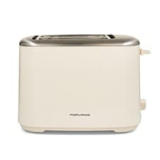Image of Morphy Richards 2 Slice Toaster Cream, Equip , Removable Crumb Tray 222065