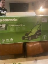 Image of Greenworks Battery-Powered Lawnmower