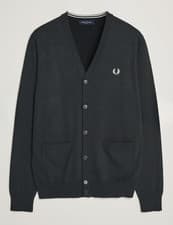 Image of FRED PERRY * BNWT * SIZE L NIGHT GREEN MEN'S CLASSIC CARDIGAN RRP £150 FREE P+P