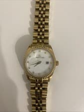 Image of Abbott Lyon Women's Belgravia 36 Watch Silver/Gold Pearl