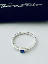 Image of Thomas Sabo Sterling Silver Ring Size 54. New In Package