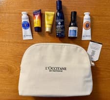 Image of New L’Occitane En Provence Luxury Skincare & Body Care + Pouch 7-Piece Gift Set