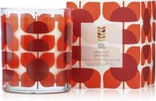 Image of Orla Kiely Geranium Luxury Scented Candle Home Room Fragrance 200g New Boxed