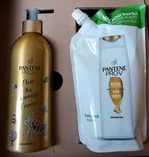 Image of Pantene Repair & Protect Refill Set Shampoo 430 ml & 480ml Refill Pouch, New