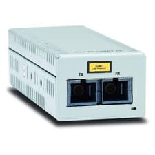 Image of Allied Telesis AT-DMC1000/SC UK Plug Gigabit Media Converter 1000 Tx To 1000Sx