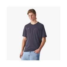 Image of Champion Big Tonal Cotton T-Shirt  - Grey