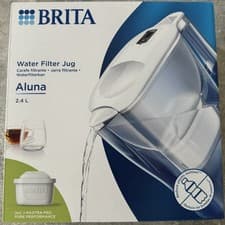 Image of Brita Aluna Water Filter Jug White, 2.4L, Maxtra Pro All-in-1 Cartridge