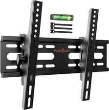 Image of Perlegear TV Wall Bracket for 13-42 inch TVs up to 45kg, Sturdy Tilt TV Bracket