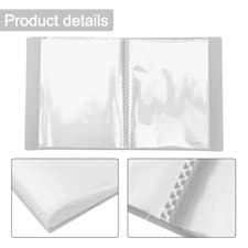 Image of Clear Photo Album 40 Pockets Album Easy To Insert Photos Simple To Use