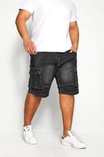 Image of BadRhino Kam Men's Denim Cargo Shorts