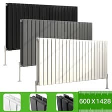 Image of Designer Radiator Flat Panel Oval Column Horizontal Vertical Central Heating Rad