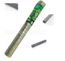 Image of Galvanized Wire Netting Mesh Roll Garden Fence Chicken Pets Wire Strong Durable