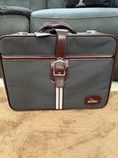 Image of Antler Icon Stripe Small Suitcase Indigo Blue, Lightweight