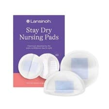Image of Lansinoh Stay Dry Nursing Pads Medium 60 Each