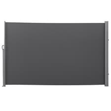 Image of Outsunny 3x1.8M Retractable Side Awning Screen Fence Patio Privacy Divider Grey