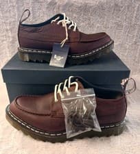 Image of Dr Martens x Nanamica Camberwell 25426 Men’s 9 Women’s 10 Dark Tan Leather Shoes