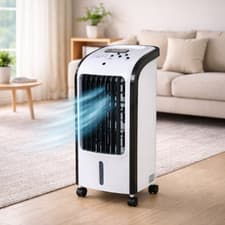 Image of Portable Air Cooler 4L Evaporative Fan Humidifier Remote 3 Speed Timer Ice Packs