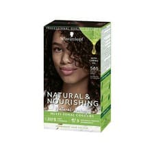 Image of Schwarzkopf Natural & Nourishing Permanent Hair Colour - 585 Dark Red Brown