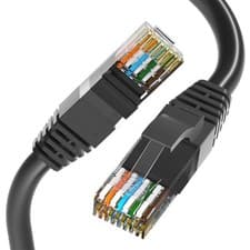 Image of CAT6 RJ45 Ethernet Cable Network LAN Patch Lead Fast Speed Router to PC NEW Lot