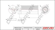 Image of Dr!ve+ DP1110.11.0195 Oil Filter for AUDI,VW