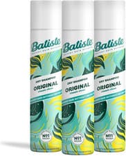 Image of (Pack of 3) Dry Shampoo Original 200Ml, Fresh & Clean Fragrance, No Rinse Spray