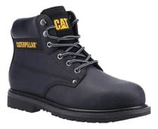 Image of Mens Caterpillar PowerPlant Safety Classic Steel Toe Work Boots Sizes 6 to 13