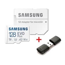 Image of 128GB  Samsung EVO plus 130MB/s Class 10 SDXC Micro SD 130MB/s. Life Warranties.