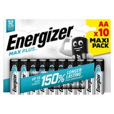 Image of 10 x Energizer Max Plus AA Batteries Longest Lasting Alkaline LONGEST EXPIRY