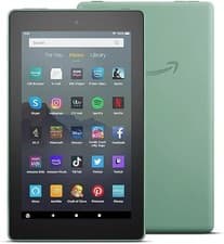 Image of NEW Amazon Fire 7 Tablet in Sage 16GB - 9th Generation