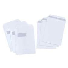 Image of 5 Star Value Envelopes Pocket Press Seal Window 90gsm C4 324x229mm White (Pack o