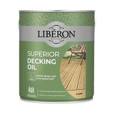 Image of Liberon Superior Decking Oil Clear 2.5L UV-Resistant Exterior Timber Protection