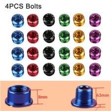 Image of Aluminum Single/Double/Triple MTB Bike Chainring Bolts Chainset Crank Screws CNC