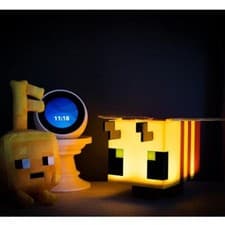 Image of 25cm Game Minecraft Role Bee LED Light Emitting Lamp Toys Model Party Kid Gifts
