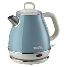 Image of Retro Cordless Jug Kettle Retro Style, 1 Litre Capacity, Blue, 2868, Ariete