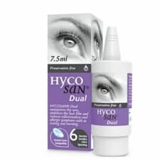 Image of 2 x Hycosan Dual Preservative Free Moisturising Dry Eye Drops - 7.5ml