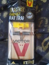Image of Victor Deadfast Easy Set Wooden Rat Trap Rodent Strong & Easy To Bait