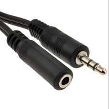 Image of 3.5mm Jack Headphone Extension Cable AUX Audio Lead Stereo Male to Female lot
