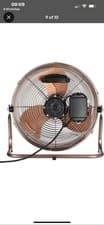 Image of Schallen 14" Copper High Velocity Fan Cold Air Circulator Adjustable Floor Fans