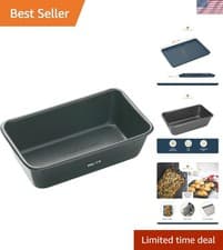 Image of 900g Non-Stick Loaf Tin - PFOA Free Heavy Duty Carbon Steel for Perfect Baking