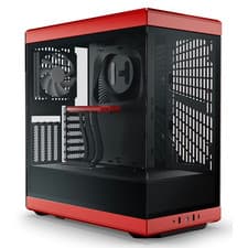 Image of Hyte Y40 Red Mid Tower Case ATX/M-ATX/M-ITX
