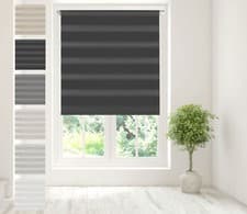 Image of Day And Night Roller Blinds Zebra Vision Roller Dual Layer Up to 180cm x 210cm