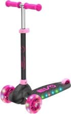 Image of EVO Eclipse Light-Up 3-Wheeled Kids Push Scooter | Adjustable Handle Height For