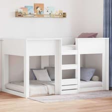 Image of Bunk Bed for Kids White 90 x 200 cm Engineered Wood